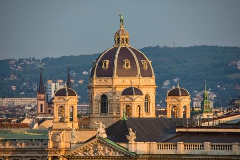 Above the roofs of Vienna